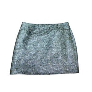 Banana Republic Size 14 Metallic Textured Lined Skirt NWT $89